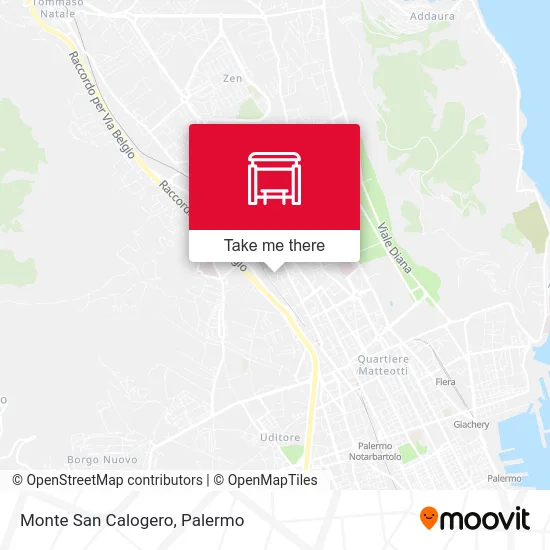 Monte San Calogero map