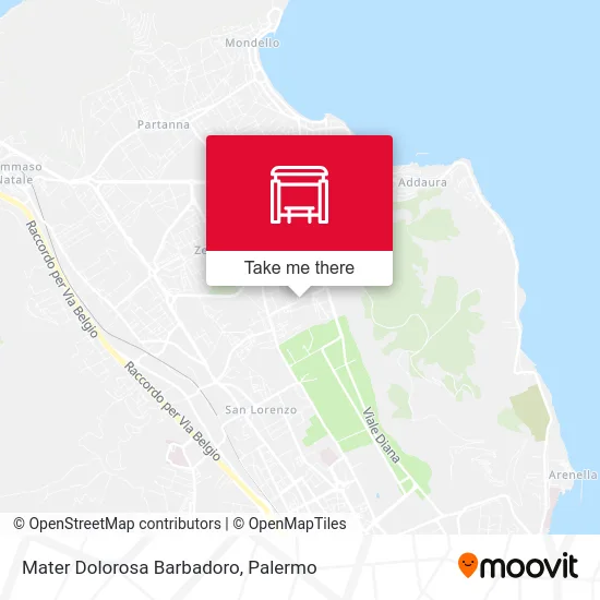 Mater Dolorosa Barbadoro map