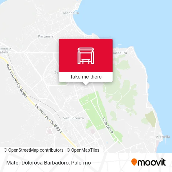 Mater Dolorosa Barbadoro map
