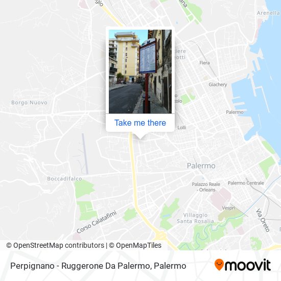Perpignano - Ruggerone Da Palermo map