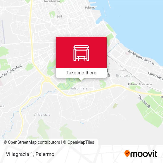 Villagrazia 1 map