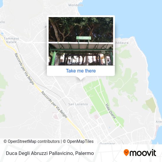 Duca Degli Abruzzi Pallavicino map