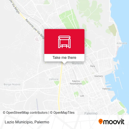 Lazio Municipio map