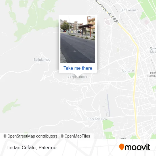 Tindari Cefalu' map