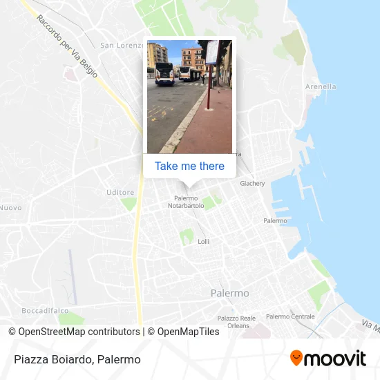 Piazza Boiardo map