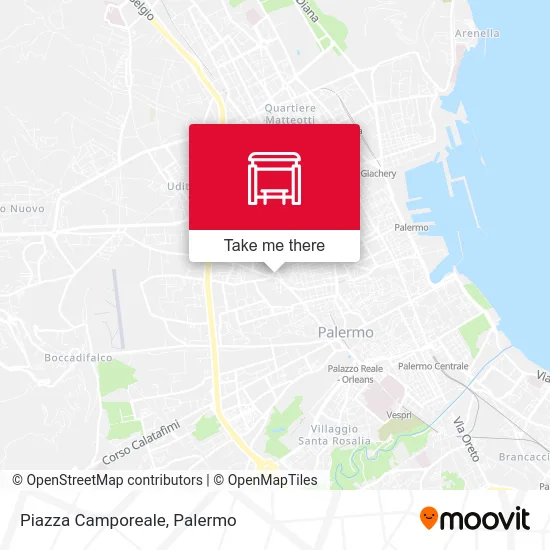 Piazza Camporeale map