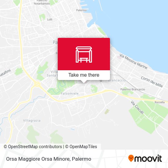 Orsa Maggiore Orsa Minore map