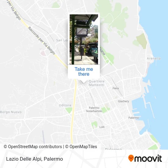 Lazio Delle Alpi map