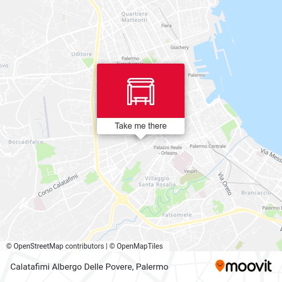 Calatafimi Albergo Delle Povere map
