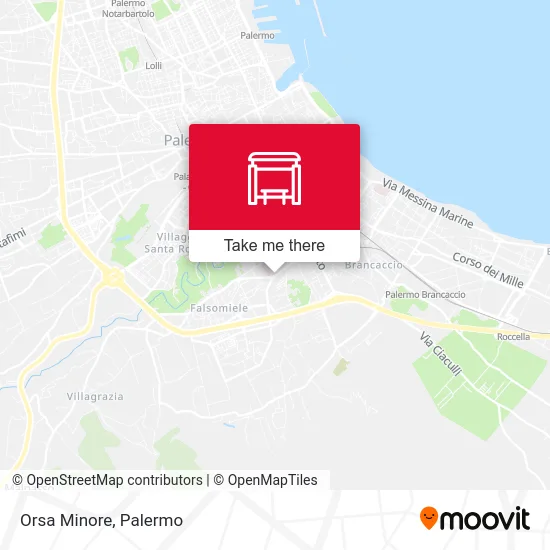 Orsa Minore map