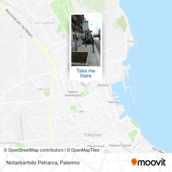 Notarbartolo Petrarca map