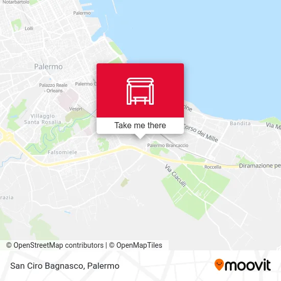 San Ciro Bagnasco map