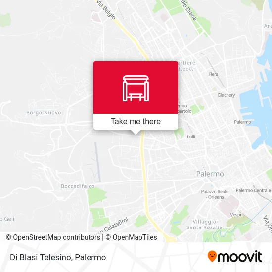 Di Blasi Telesino map