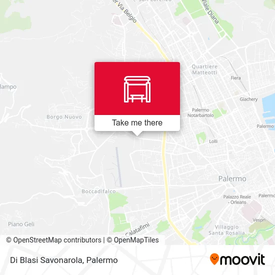 Di Blasi Savonarola map