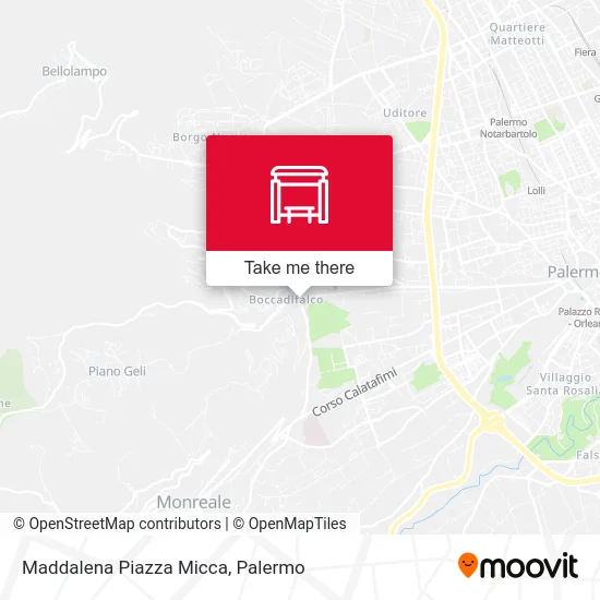 Maddalena Piazza Micca map