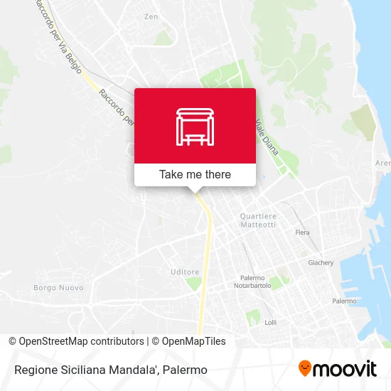 Regione Siciliana Mandala' map