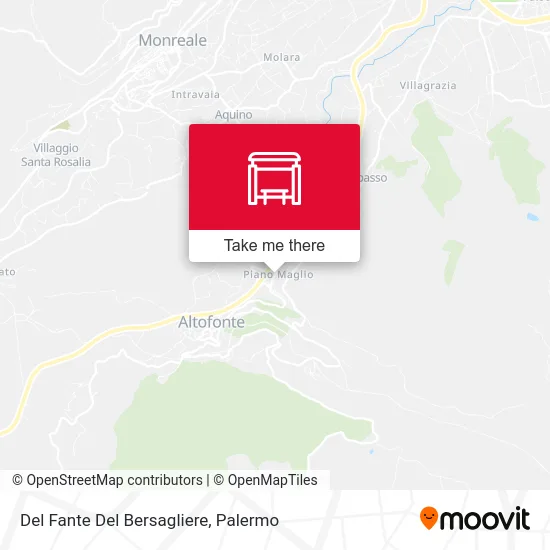 Del Fante Del Bersagliere map