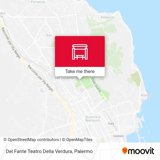 Del Fante Teatro Della Verdura map