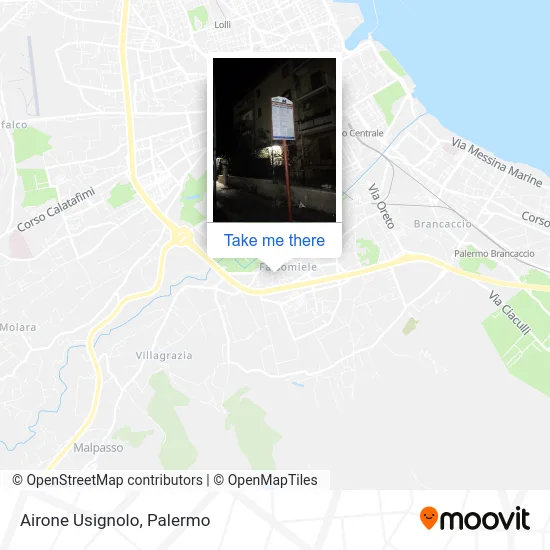 Airone Usignolo map