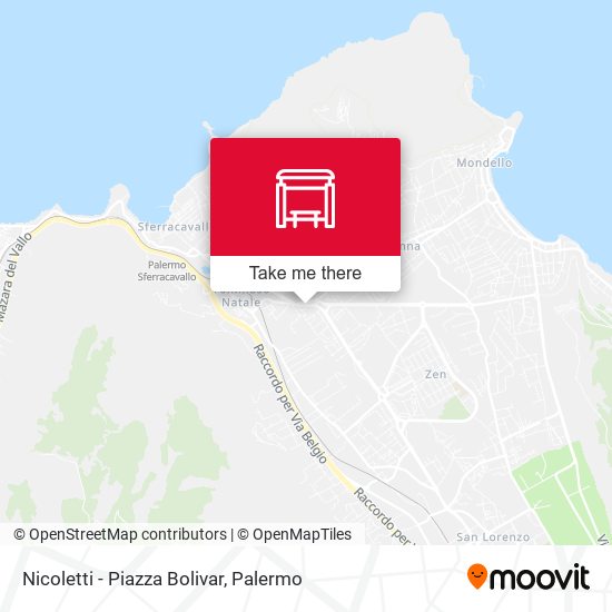 Nicoletti - Piazza Bolivar map