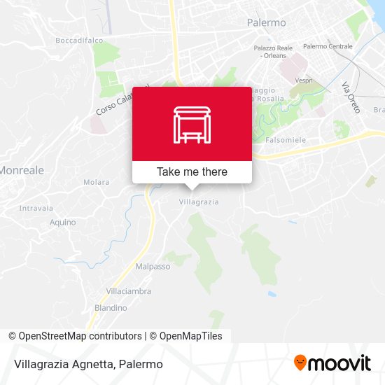 Villagrazia Agnetta map