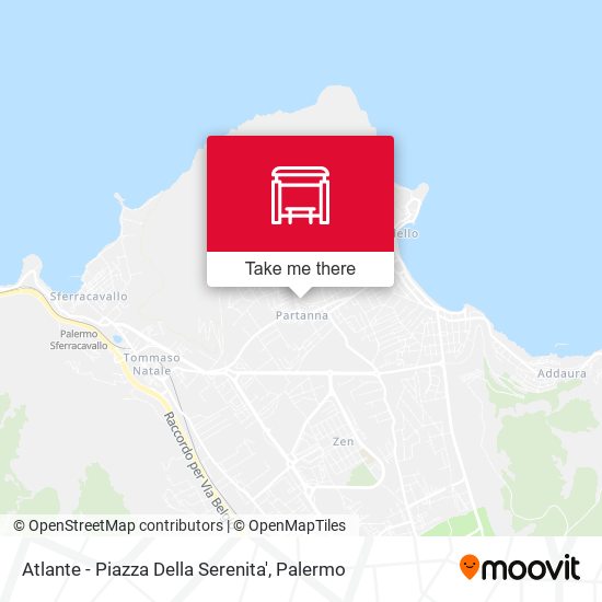 Atlante - Piazza Della Serenita' map