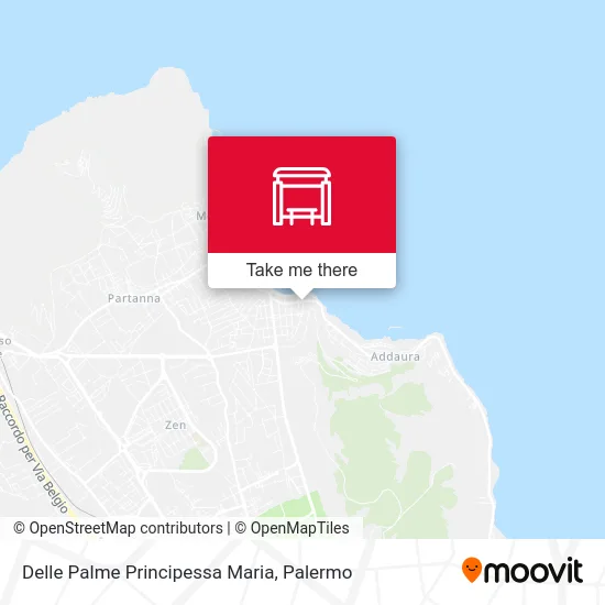Delle Palme Principessa Maria map