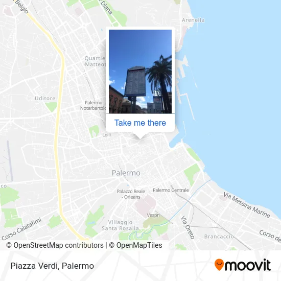 Piazza Verdi map