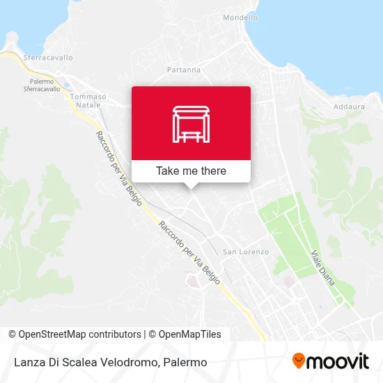 Lanza Di Scalea Velodrome map