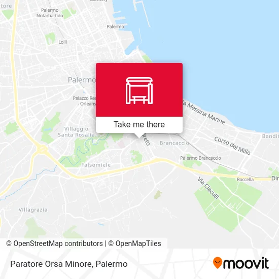 Paratore Orsa Minore map