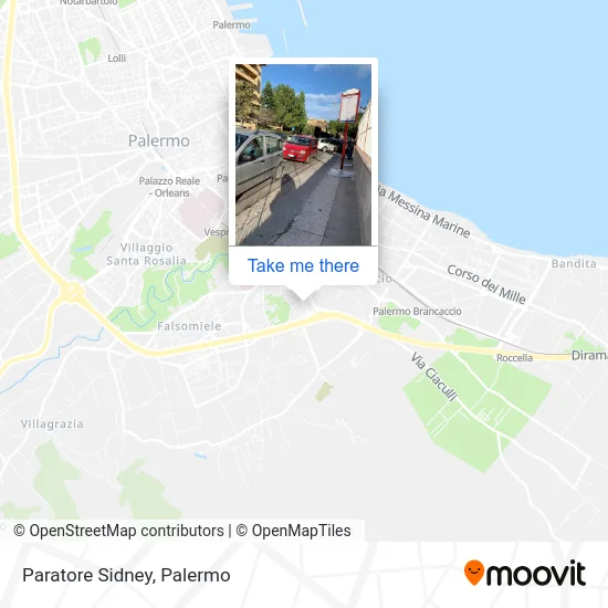Paratore Sidney map