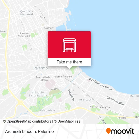 Archirafi Lincoln map
