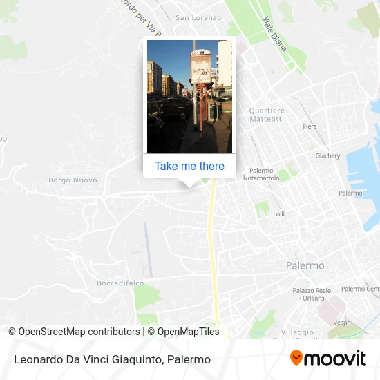 Leonardo Da Vinci Giaquinto map
