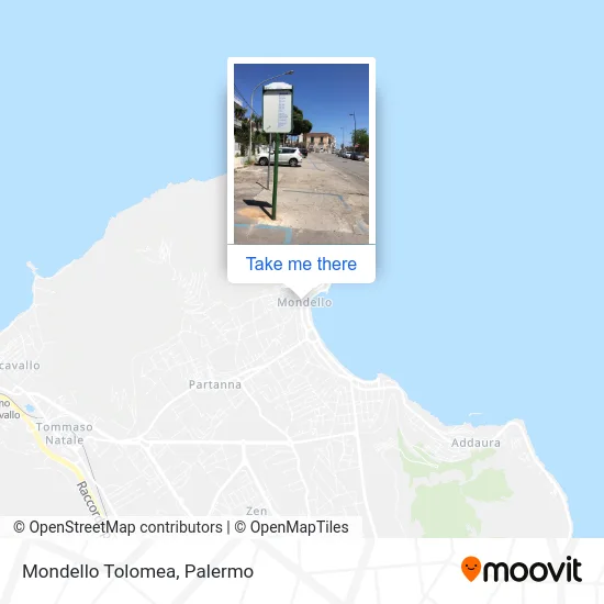 Mondello Tolomea map