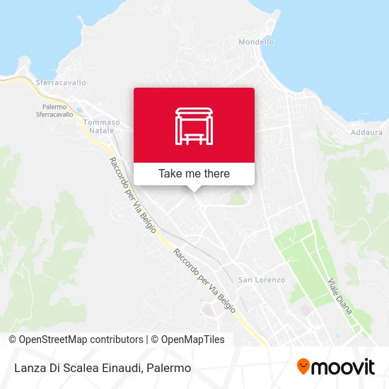 Lanza Di Scalea Einaudi map