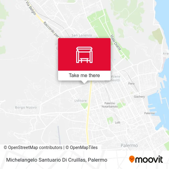 Michelangelo Cruillas Sanctuary map