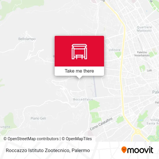 Roccazzo Istituto Zootecnico map