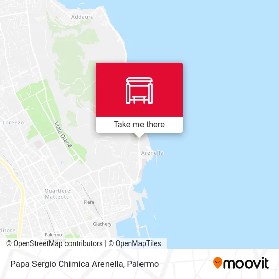 Papa Sergio Chimica Arenella map