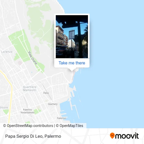 Papa Sergio Di Leo map