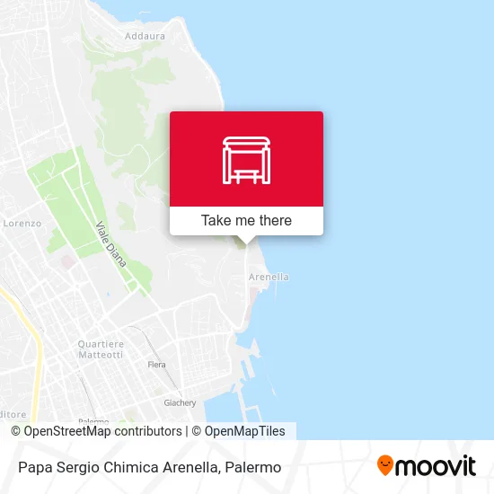 Papa Sergio Chimica Arenella map