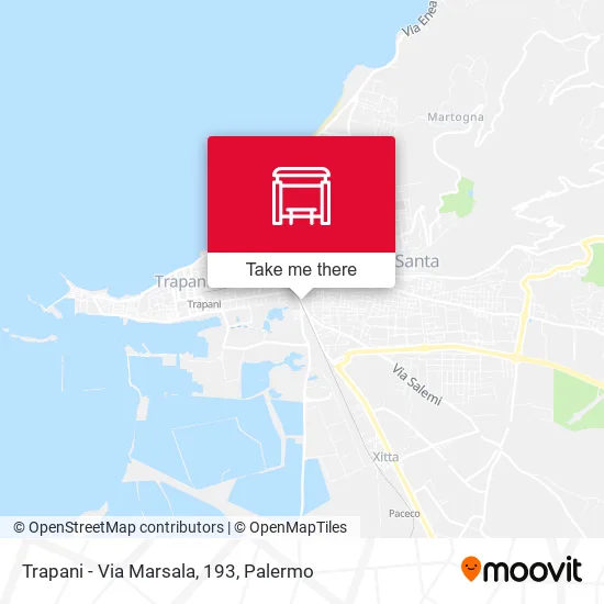 Trapani - Via Marsala, 193 map