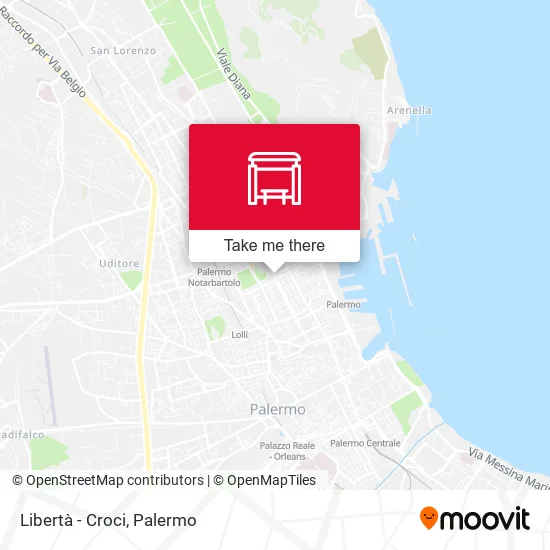 Libertà - Croci map