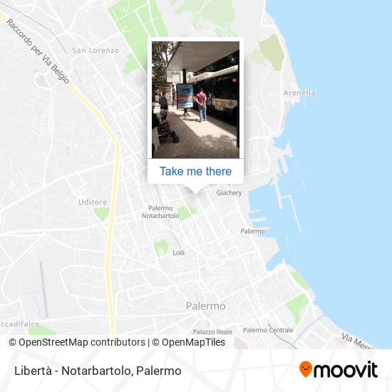 Libertà - Notarbartolo map