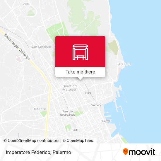 Emperor Federico map