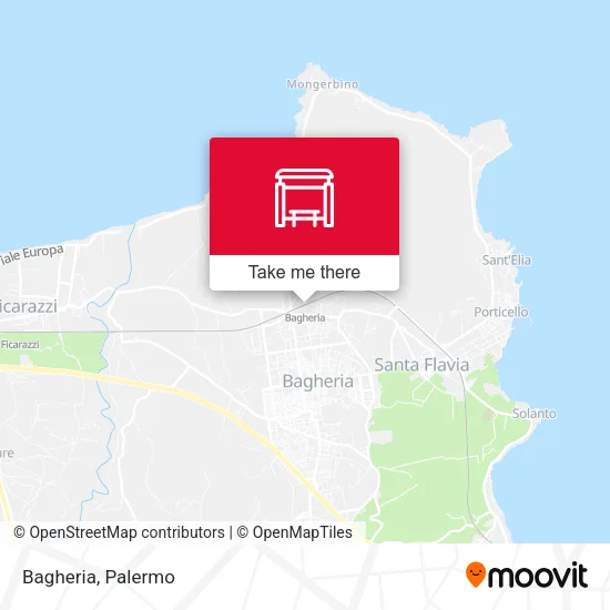 Bagheria map