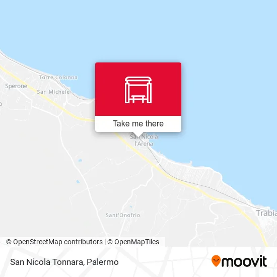 San Nicola Tonnara map