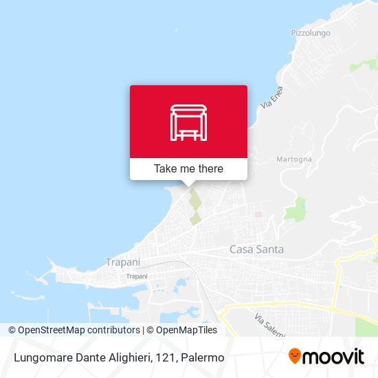 Lungomare Dante Alighieri 121 stop Routes Schedules and Fares