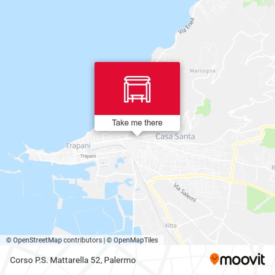 Corso P.S. Mattarella 52 map