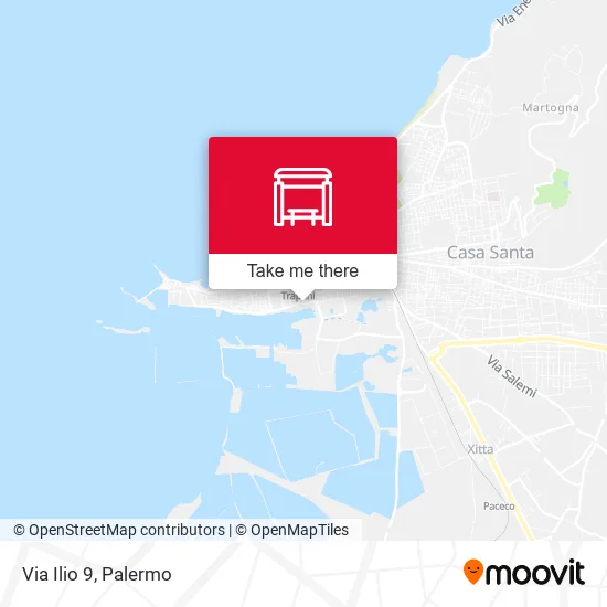 Via Ilio  9 map