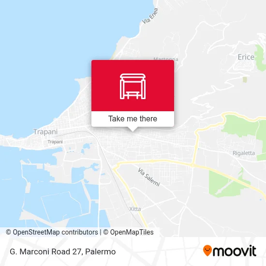 G. Marconi Street 27 map